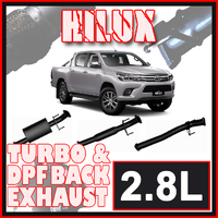 Toyota Hilux Exhaust 2.8L DPF Back Systems