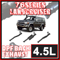 Toyota Landcruiser Exhaust 76 Series Wagon 3" DPF Back Systems