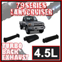 Toyota Landcruiser Exhaust 79 Series Single Cab 3" Turbo Back Systems