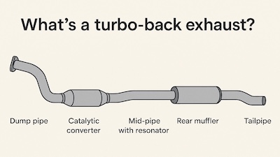 What's a Turbo-Back Exhaust?